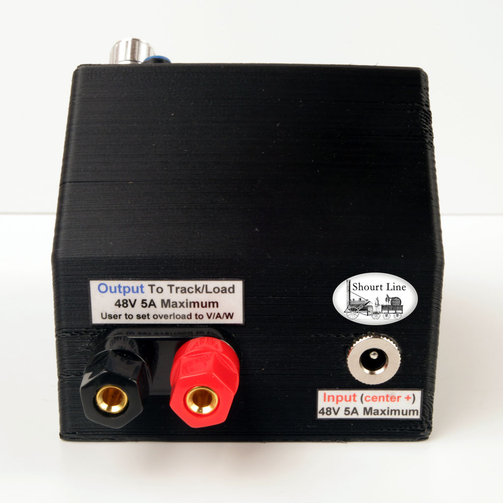 SL 5502405 5A Amp Digital High Efficiency Precision Voltage/Amperage Throttle rear connector view